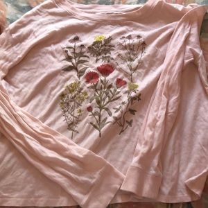 Fifth Sun Floral Graphic Long Sleeve